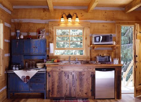 Small Log Cabin Kitchen Design Ideas Pictures Cabin Kitchen Log