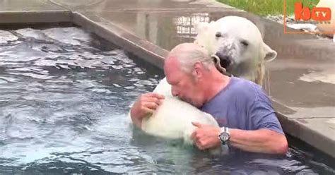 Its Not Everyday You See A Man Who Is Best Friends With A Polar Bear