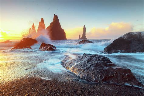 Rock Formations Iceland Digital Art By Maurizio Rellini Fine Art America