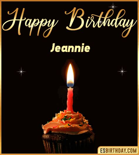Happy Birthday Jeannie  🎂 Images Animated Wishes 28 S