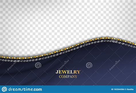 Jewelry Company Realistic Vector Banner Template Stock Vector