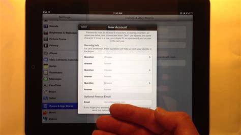 Go to settings >> icloud and create a new apple id (1) Creating a New Apple ID on Ipad - YouTube