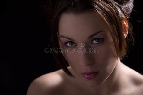 Brooding Eyes Stock Photo Image Of Mysterious Pretty 2966418