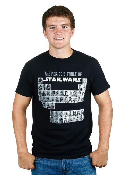 Periodic Table Of Star Wars T Shirt