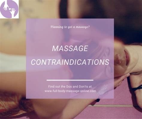 Knowing Massage Contraindications Could Mean The Difference Between