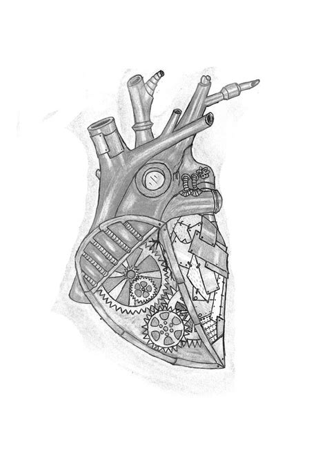 Mechanical Heart Tattoo Concept By Tsipirika On Deviantart