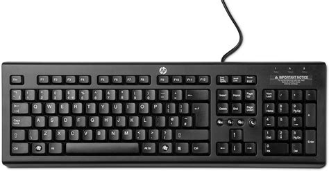 Hp Usb Classic Keyboard Pc Mac Qwerty Layout Keyboard Uk