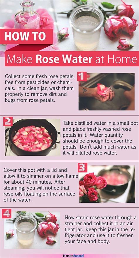 Make Rose Water Rose Water Diy Homemade Skin Care Recipes Homemade