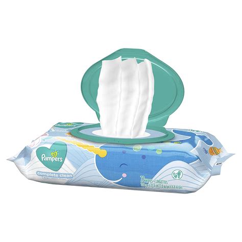 Pampers Baby Wipes Complete Clean Baby Fresh Scent 72 Count 1 Pack