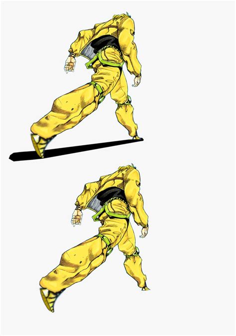 Dio Walking Meme Template Hd Png Download Transparent Png Image