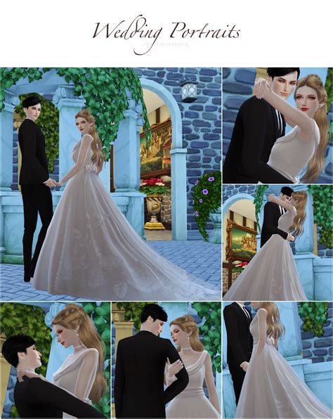 Sims 4 Ccs The Best Wedding Poses By Flower Chamber