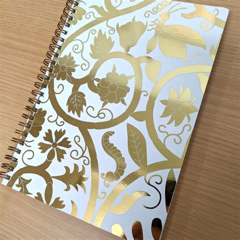 Embroidery Foil Notebook Wtm Store