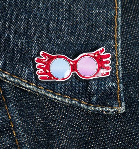 Harry Potter Luna Lovegood Glasses Enamel Pin Badge