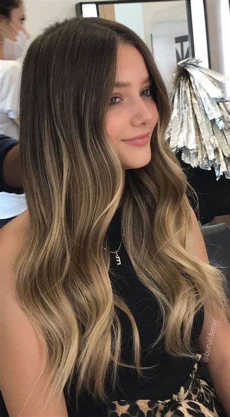Trendy Brown Hair Colour Ideas For 2021 Brown Hair With Ombre Blonde