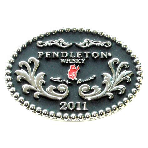 2011 Pendleton Leter Buck Round Up Rodeo Montana Silversmiths Belt