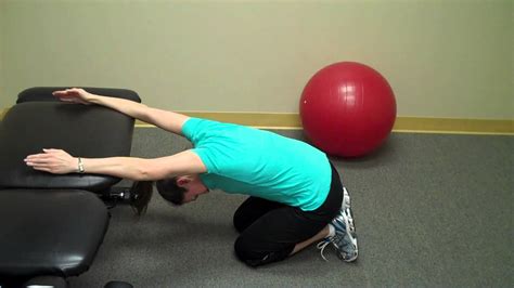 Mid Back Pain Exercises Video 3 Of 4 Youtube