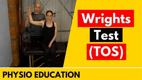 Wrights Test Thoracic Outlet Syndrome Youtube