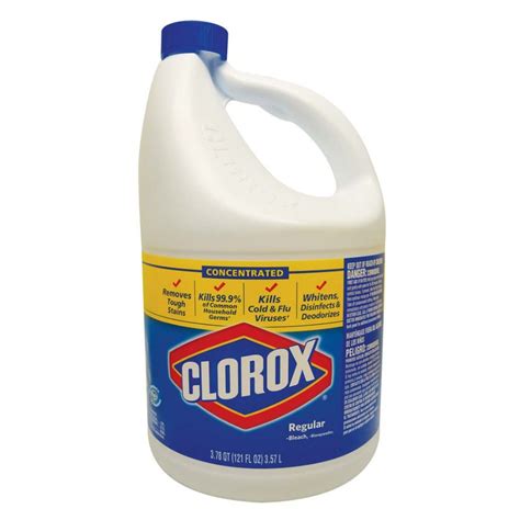 3 Units Of Clorox Liquid Bleach 121 Oz Concentrated Regular Cleaning
