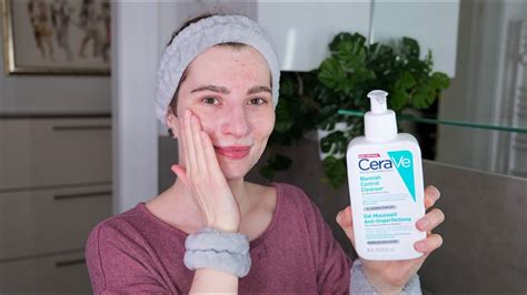How To Use CeraVe Blemish Control Cleanser YouTube