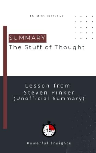 Summary The Stuff Of Thought By Powerful Insights Goodreads