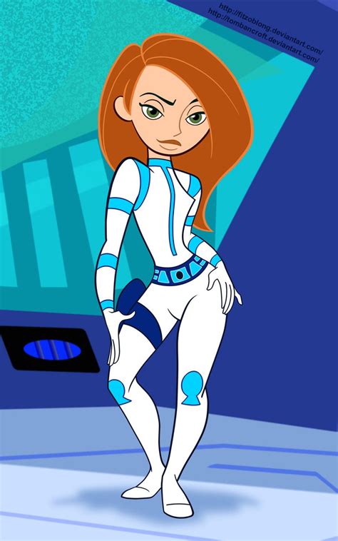 Kim Possible In Battle Suit Colored By Fitzoblong Deviantart Com On Deviantart Kim Possible