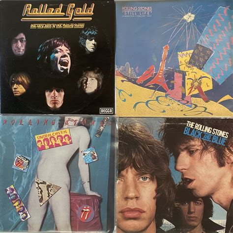 Lot 17 Pink Floyd The Rolling Stones Lps