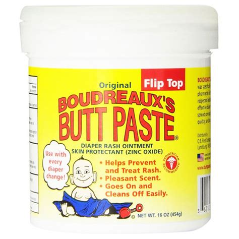 Boudreauxs Original Butt Paste Diaper Rash Ointment 16 Oz 454 G