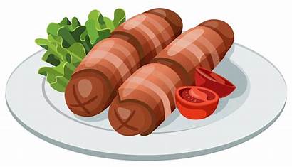 Clipart Sausages Vector Grilled Sausage Fast Yopriceville
