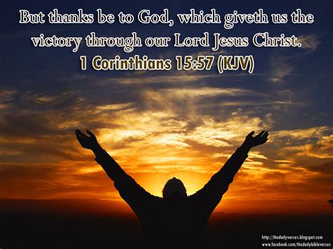 Daily Bible Verses 1 Corinthians 1557