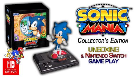 Sonic Mania Collectors Edition Unboxing Review And Game Play Nintendo