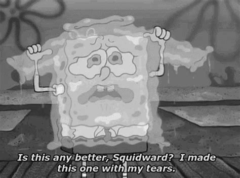 Spongebob Crying Sponge Bob Square Pants Squidward Descubre Y