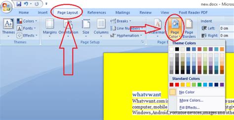 How To Change Word Document Background Color 2021 Whatvwant