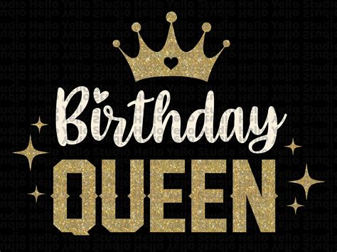 Birthday Queen Svg Its My Birthday Svg Birthday Svg Happy Inspire