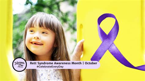 Rett Syndrome Awareness Month October National Day Calendar