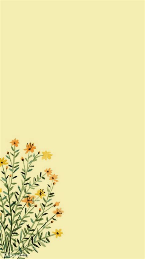 Pastel Yellow Phone Wallpapers Wallpaper Cave