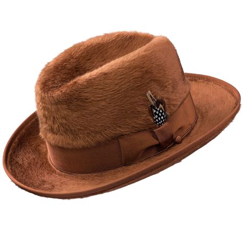 Alpha Godfather Homburg Beaver Hat Vintage Style Hat Selentino Hat
