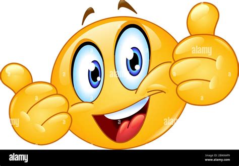 Thumbs Up Emoji Cut Out Stock Images And Pictures Alamy