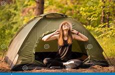 tent enjoying nature