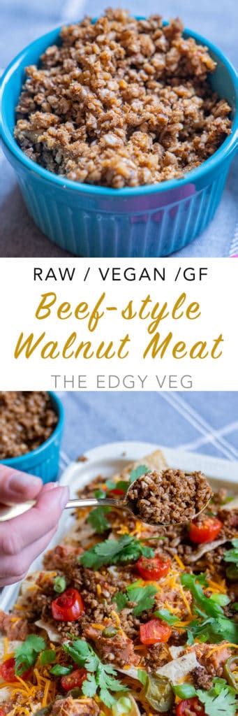 High Protein Vegan Ground Beef Vegan Beef Recipe The Edgy Veg