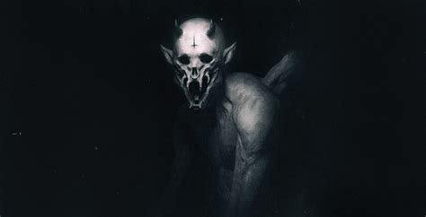 Demon Dark Creature Horror Artwork Satan Fantasy Art Hd