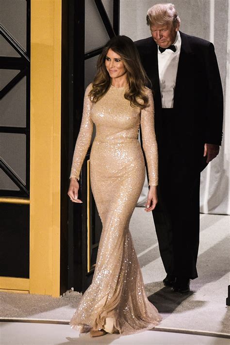 Melania Trump Wears Dress By Immigrant Designer As Fashion Diplomacy
