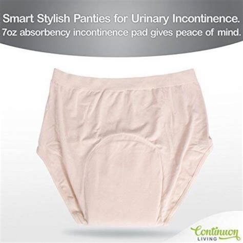 incontinence underwear womens high banded brief beige with super absorbent ebay