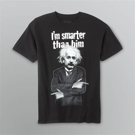Young Mens Graphic T Shirt Einstein