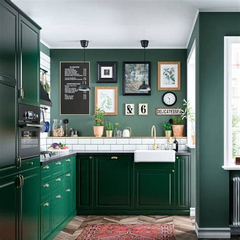 Green kitchen design is eco friendly, functional, ergonomic and comfortable. A green and fresh BODBYN kitchen - IKEA