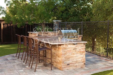 #grill #bbq #diywe made this diy bbq island because we wanted an area to grill and enjoy our guests. BBQ Islands: Design & Installation | System Pavers