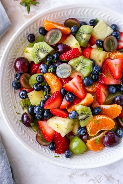 Easy Fruit Salad Super Simple Recipe Eating Bird Food