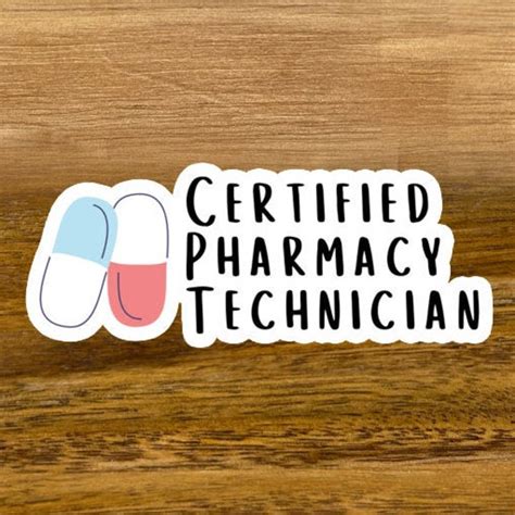 Certified Pharmacy Tech Funny Pharmacy Sticker Medical Etsy