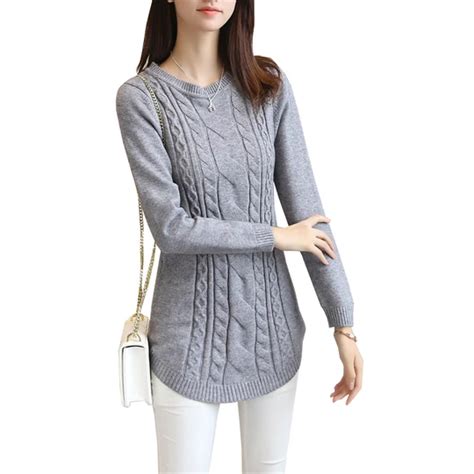 Autumn Winter Women Sweater And Pullover Female Long Sleeve Knitt