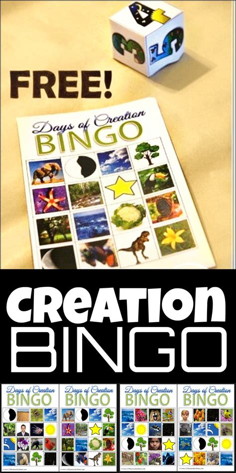 Free Days Of Creation Bingo