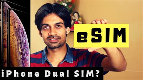 Esim In Iphone How Dual Sim Works On Iphone Youtube